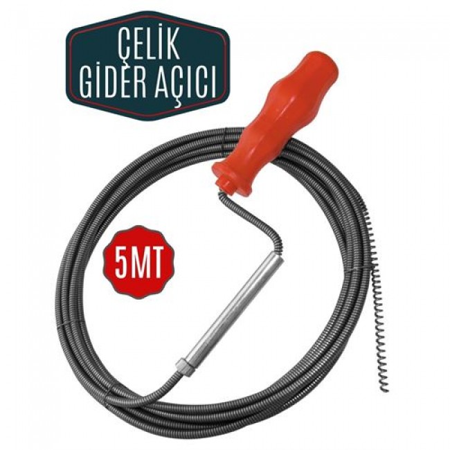 Renkmix 5 Metre Spiral Gider Boru Açıcı 717211