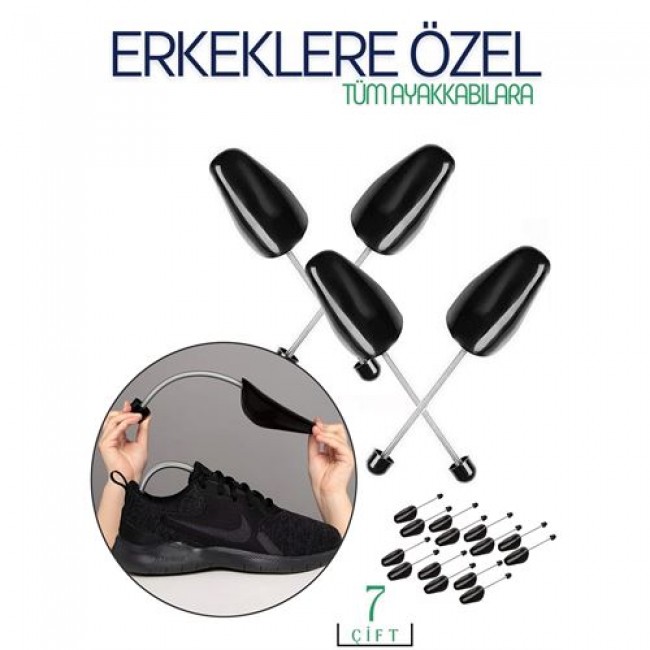 Renkmix 7 çi̇ft Yaylı Ayakkabı Kalıbı Erkek 39-46 No S.borelli Design 718641