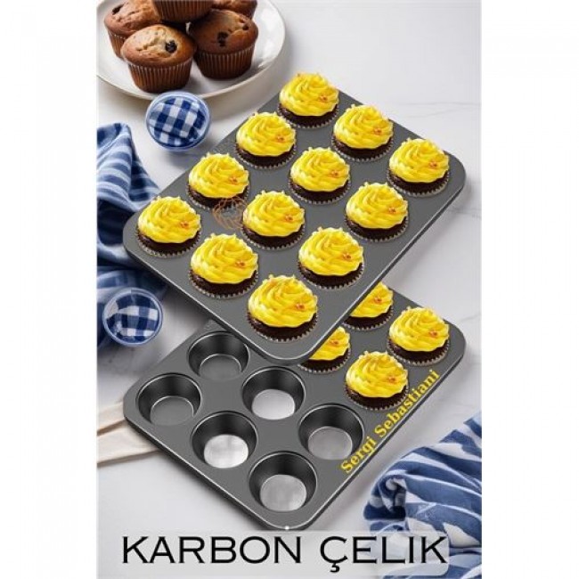 Renkmix 12 Li Muffin Kalıbı S.sebastiani Design 719516