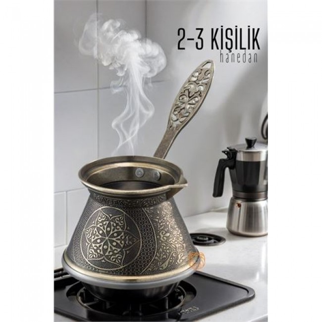 Renkmix Cezve 2-3 Kişilik Zamak İndüksiyon Tabanlı 720005