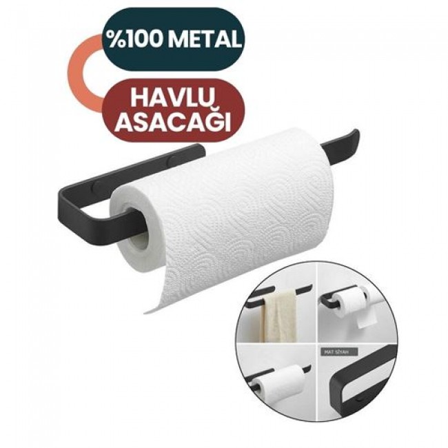 Vigna Black Havlu Folyo Asacağı