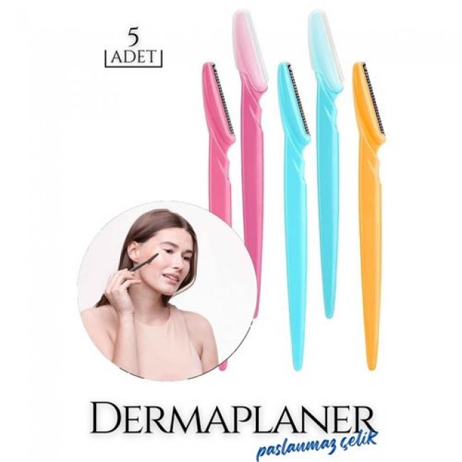 Renkmix çelik Dermaplaner Kitsch Design 5 Adet