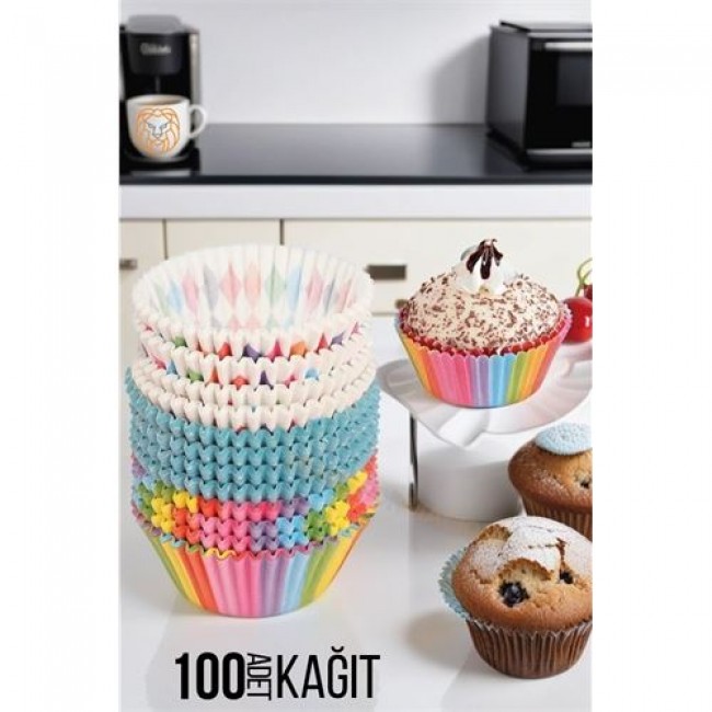 Muffin Kalıbı 100 Adet Paolelli