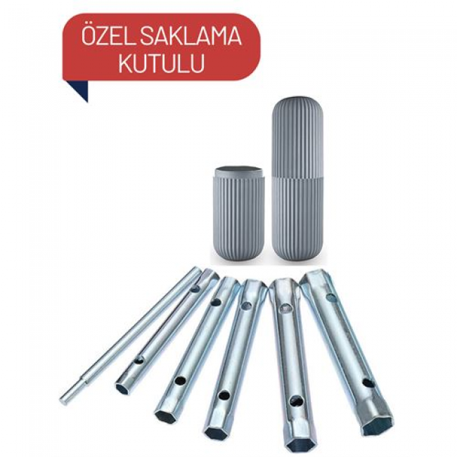 8mm-17mm Kovan Tork Anahtar Kutulu Set