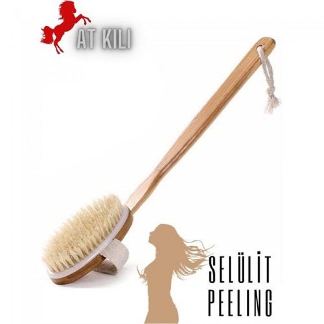 At Kılı Kuru Islak Selülit Peeling Fırçası