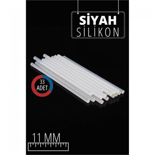 Renkmix 11 Mm 33 Adet Sıcak Silikon