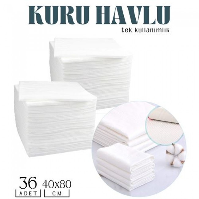 Renkmix  Kuru Havlu çok Amaçlı 40x80 Cm 36 Adet