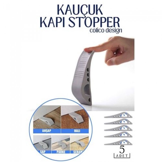 Kauçuk Kapı Stopperi Colico Design 5 Adet