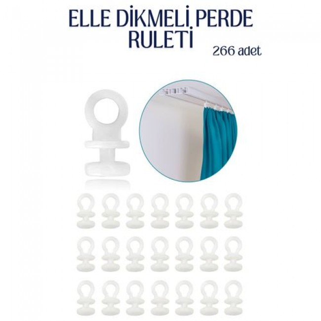 Renkmix Elle Dikmeli Perde Ruleti 266 Adet