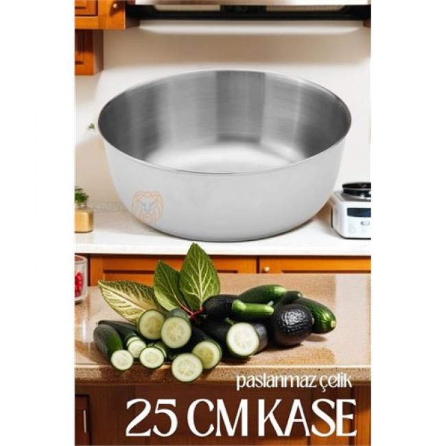 Renkmix çelik 25 Cm Kase Forgione Design