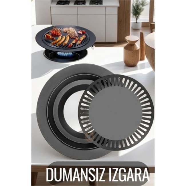 Kokusuz Dumansız Izgara Su Hazneli Ocak üstü Grill