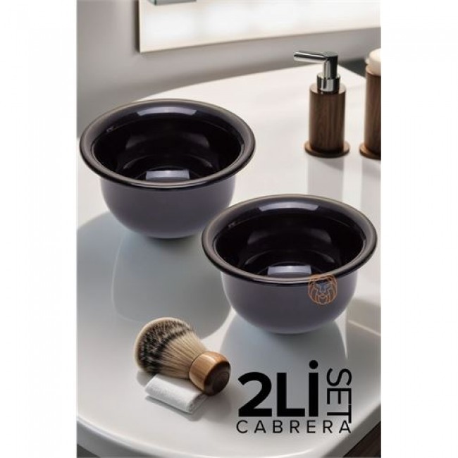 2 Li Set Tıraş Tası Cabrera Design