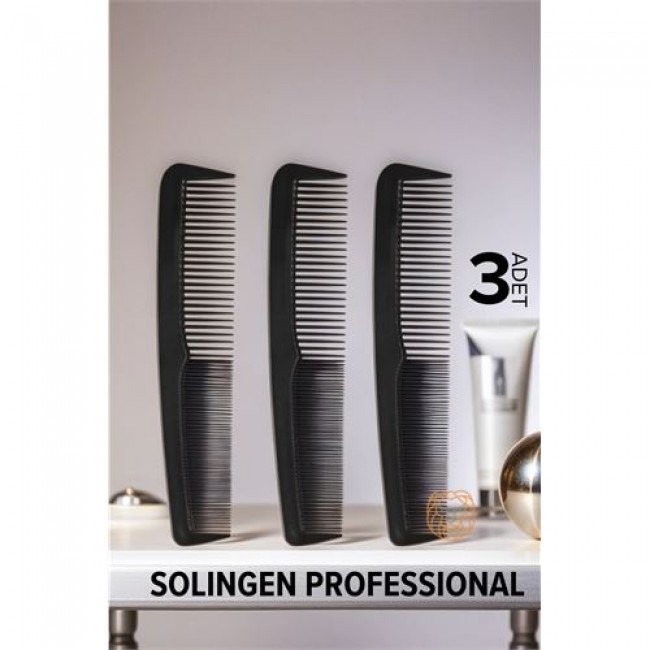 Erkek Cep Tarağı 12 Cm 3 Adet Solingen Professional