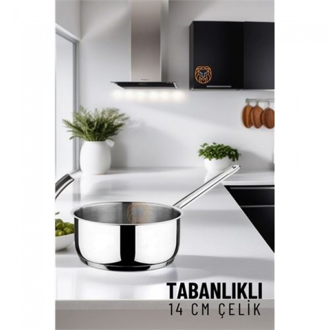 Renkmix Kaçerola Tabanlıklı Paslanmaz çelik 14 Cm