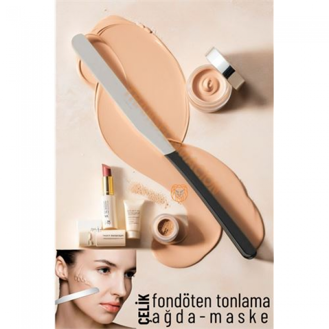 Maske Sıvı Fondöten Tonlama Spatulası çelik