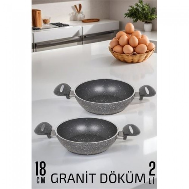 Renkmix Granit Yumurta Sahanı 18 Cm Navida Design