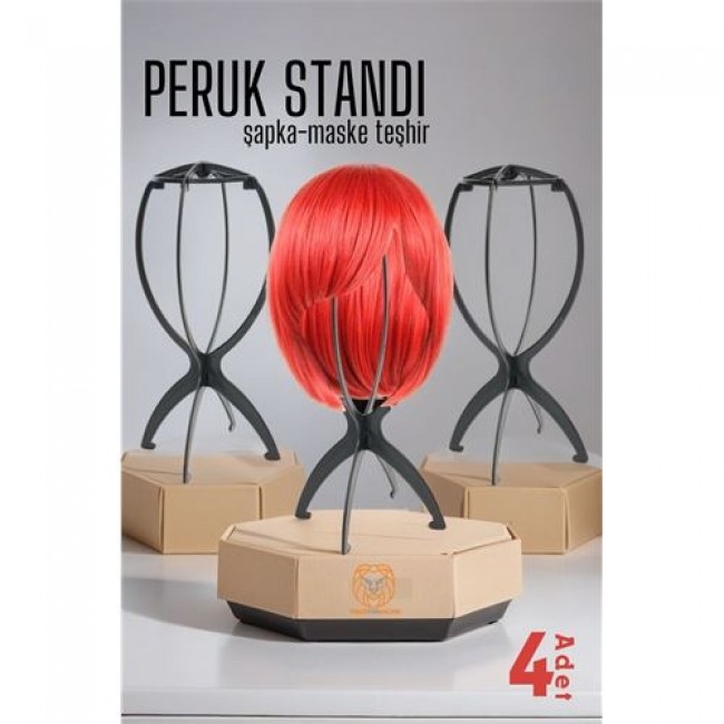 Peruk Standı 4 Adet