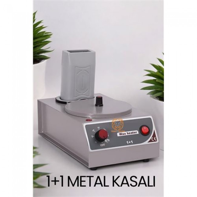 Renkmix Ağda Isıtıcı Sir Ağda Kavanoz Kartuş Ağda Isıtıcı Metal 1+1