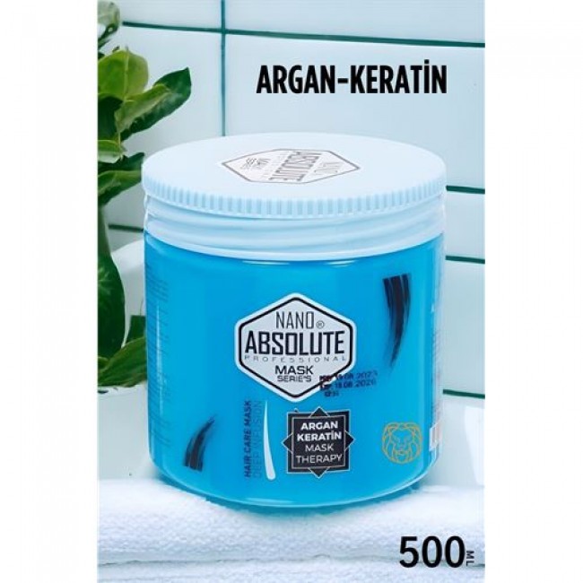 Saç Maskesi Argan Keratin 500 Ml Absolute Professional