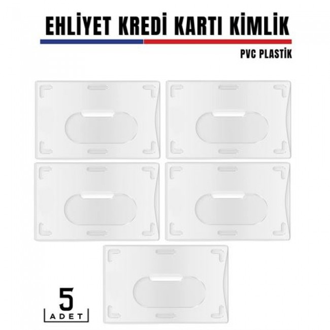 Renkmix 20 Adet Ehliyet Ve Kimlk Kart Koruyucu 427980 Toptan Paket