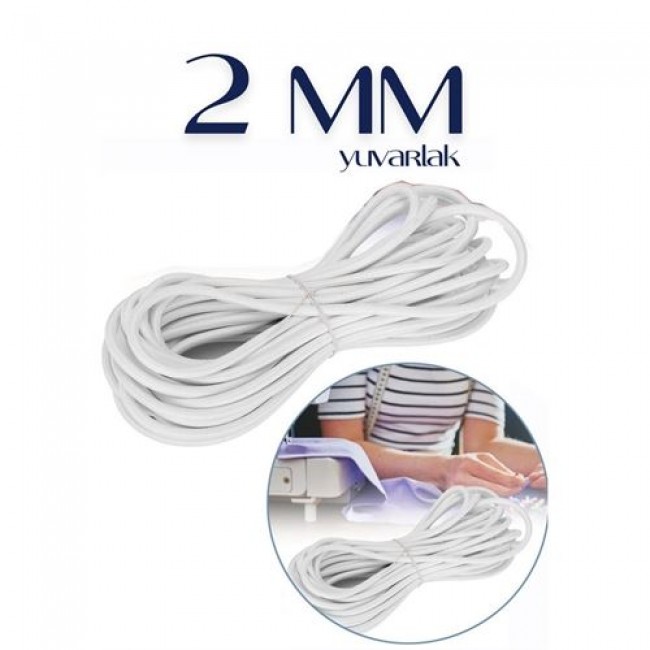 Renkmix 40 Metre Bel Paça Giysi Lastiği 2 Mm 716720 Toptan Paket