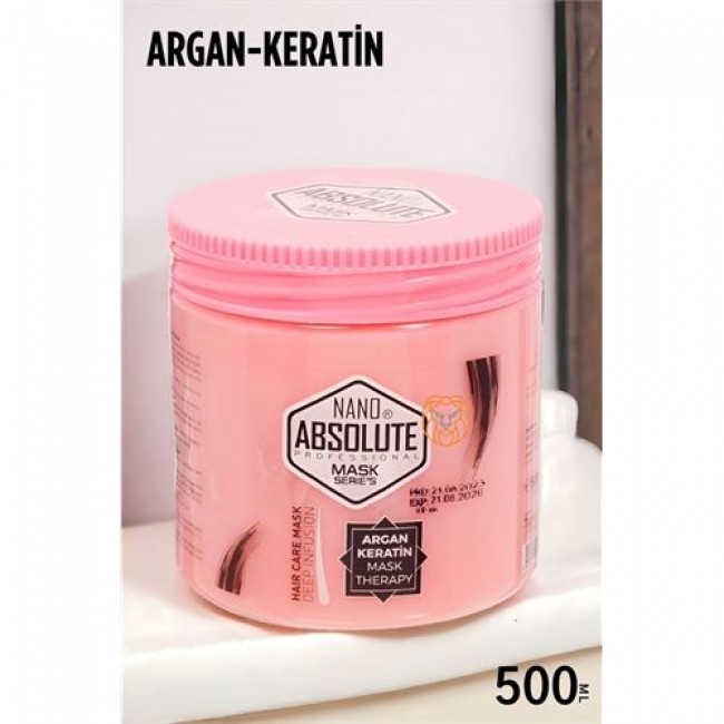 Renkmix 4 Adet Saç Maskesi Argan Keratin 500 Ml Absolute Professional 720151 Toptan Paket