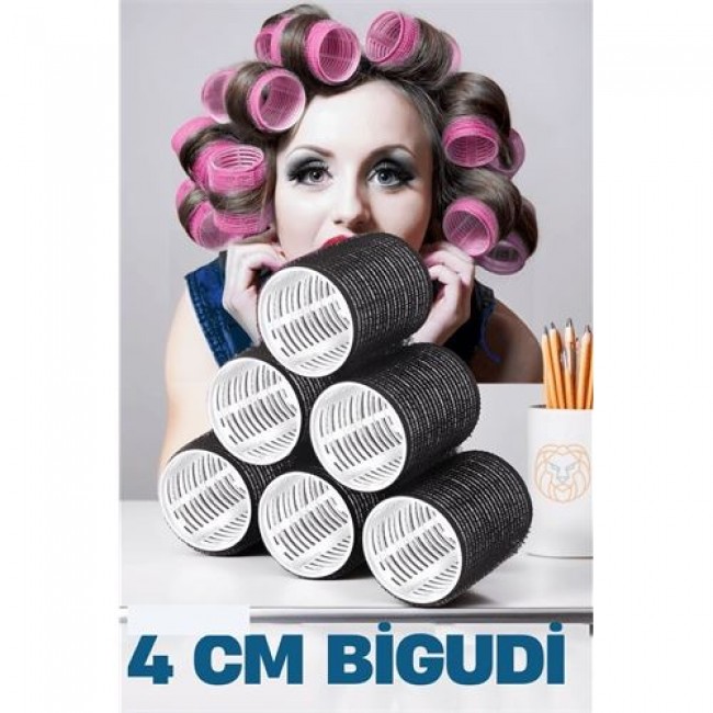 24 Adet 4 Cm Bigudi 6 Lı Paket 719265