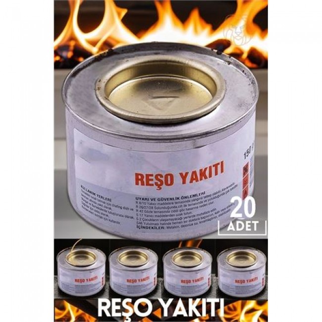 20 Adet Yedek Reşo Jel Yakıtı 719370