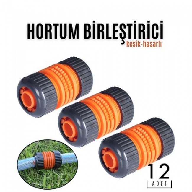 Renkmix 12 Adet Hortum Birleştirici Aparat 718852 Toptan Paket