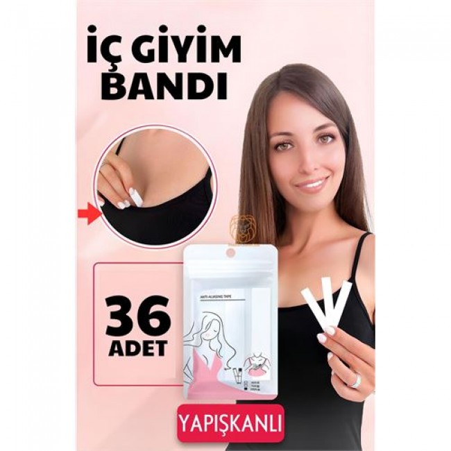 Renkmix İç Giyim Bandı çift Taraflı Yapışkanlı Su Geçirmez 36 Adet