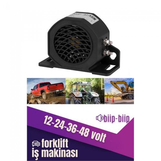 Renkmix İş Makinası Forklift Yüksek Desibel Siren 12v-24v-36v