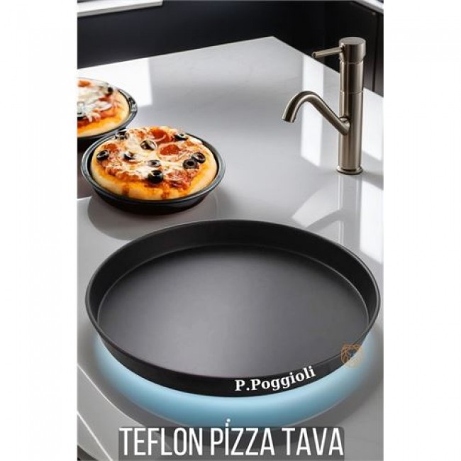 Renkmix Pizza Tavası Teflon P.poggioli Design