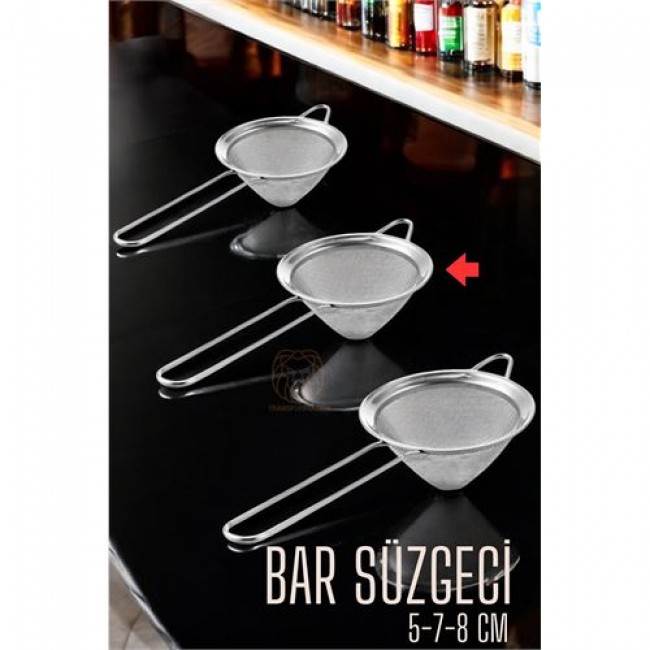 12 Adet Bar Süzgeci Bar Strainer 3 Boy Set 5 7 8 Cm 720925