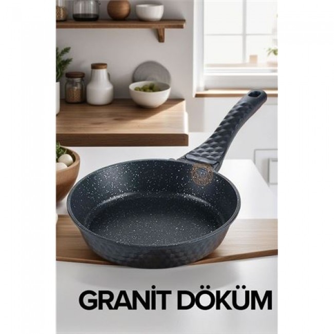 Renkmix Döküm Granit Kızartma Tavası Laviolette Design