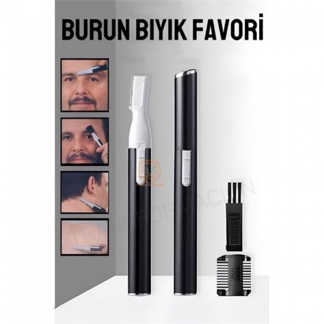 Erkek Bıyık Favori Düzeltici Kulak Ense Kaş Burun Kıl Alıcı