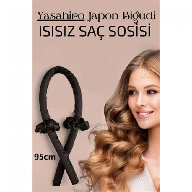 Saç Sosisi Isısız Saç şekillendirici Saten Japon Bigudisi