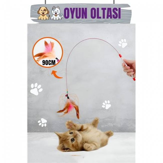 Kedi Oyun Oltası 90 Cm