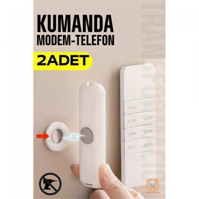 Mıknatıslı çok Amaçlı Kumanda Telefon Tutucu 2 Adet