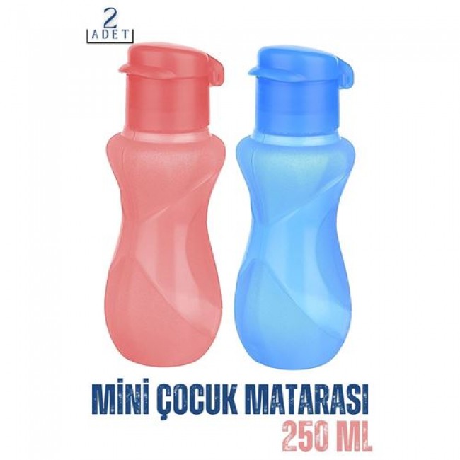 250 Ml çocuk Matarası 2 Adet Scherzinger Design