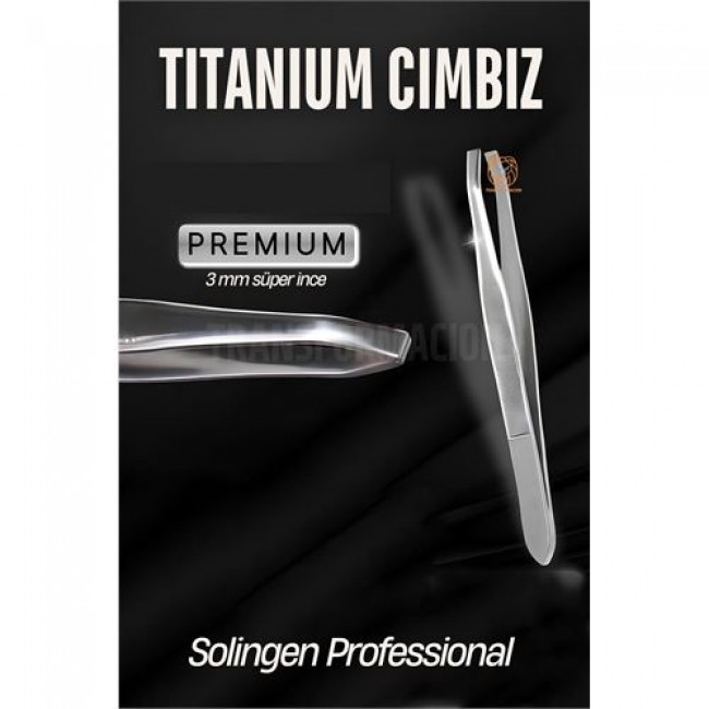 3 Mm İnce Uçlu Cımbız Titanyum çelik Solingen Professional