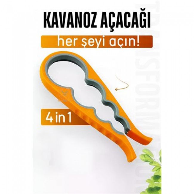 Kavanoz şişe Açacağı 4 Tip Açacak 4 In 1