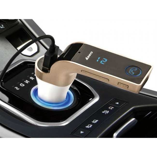 İndirimde Carg7 bluetooth araç fm transmitter usb girişli