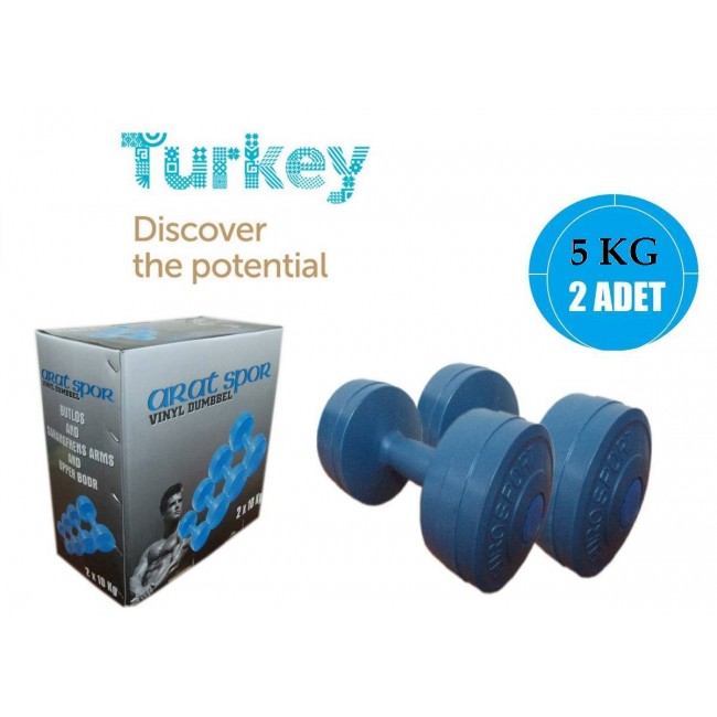 İndirimde Dambıl  seti 5 kg x 2 set