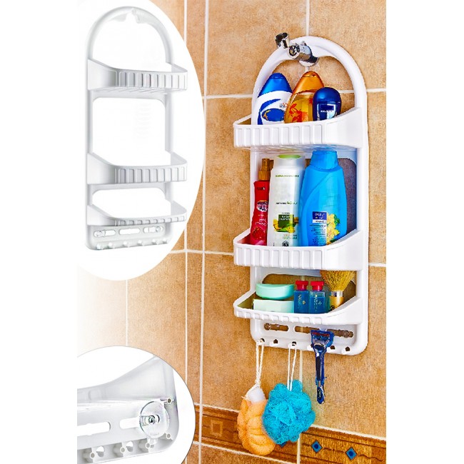 İndirimde Duşa asılabilir şampuanlık - shower caddy